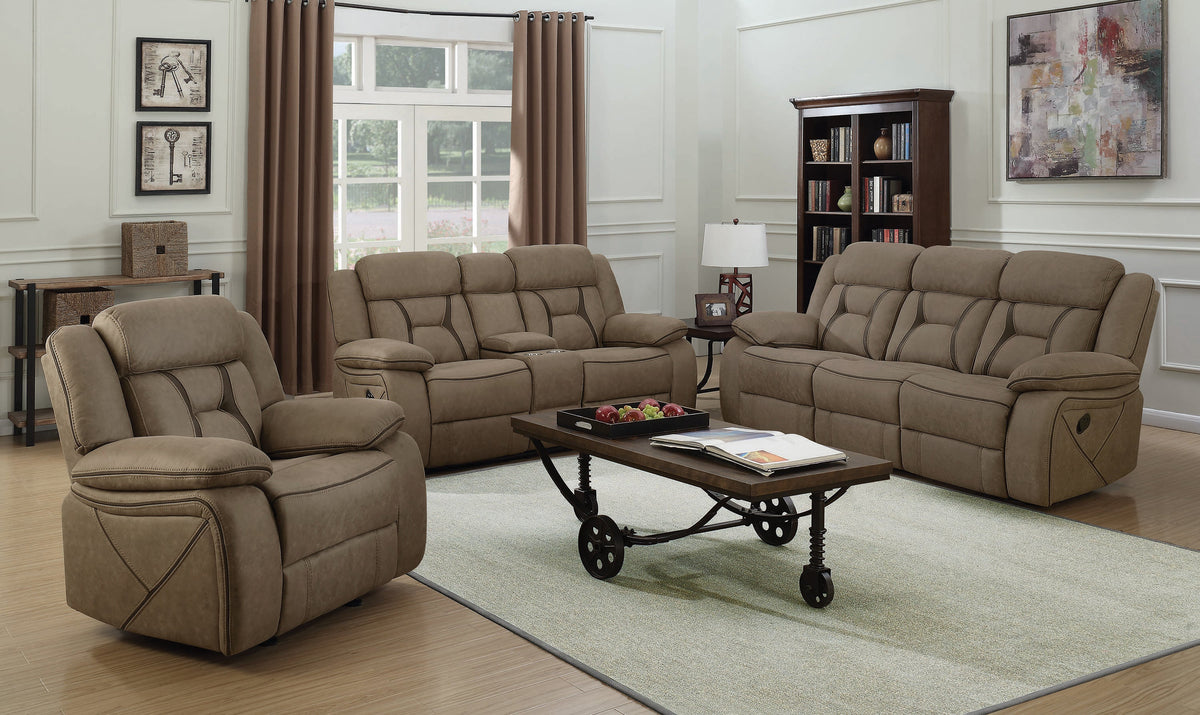 Higgins Upholstered Tufted Living Room Set