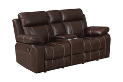 Myleene Motion Sofa with Drop-down Table Chestnut