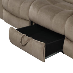 Myleene Motion Sofa with Drop-down Table Mocha