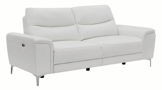 Largo 2-piece Upholstered Power Living Room Set White