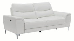 Largo 3-piece Upholstered Power Living Room Set White