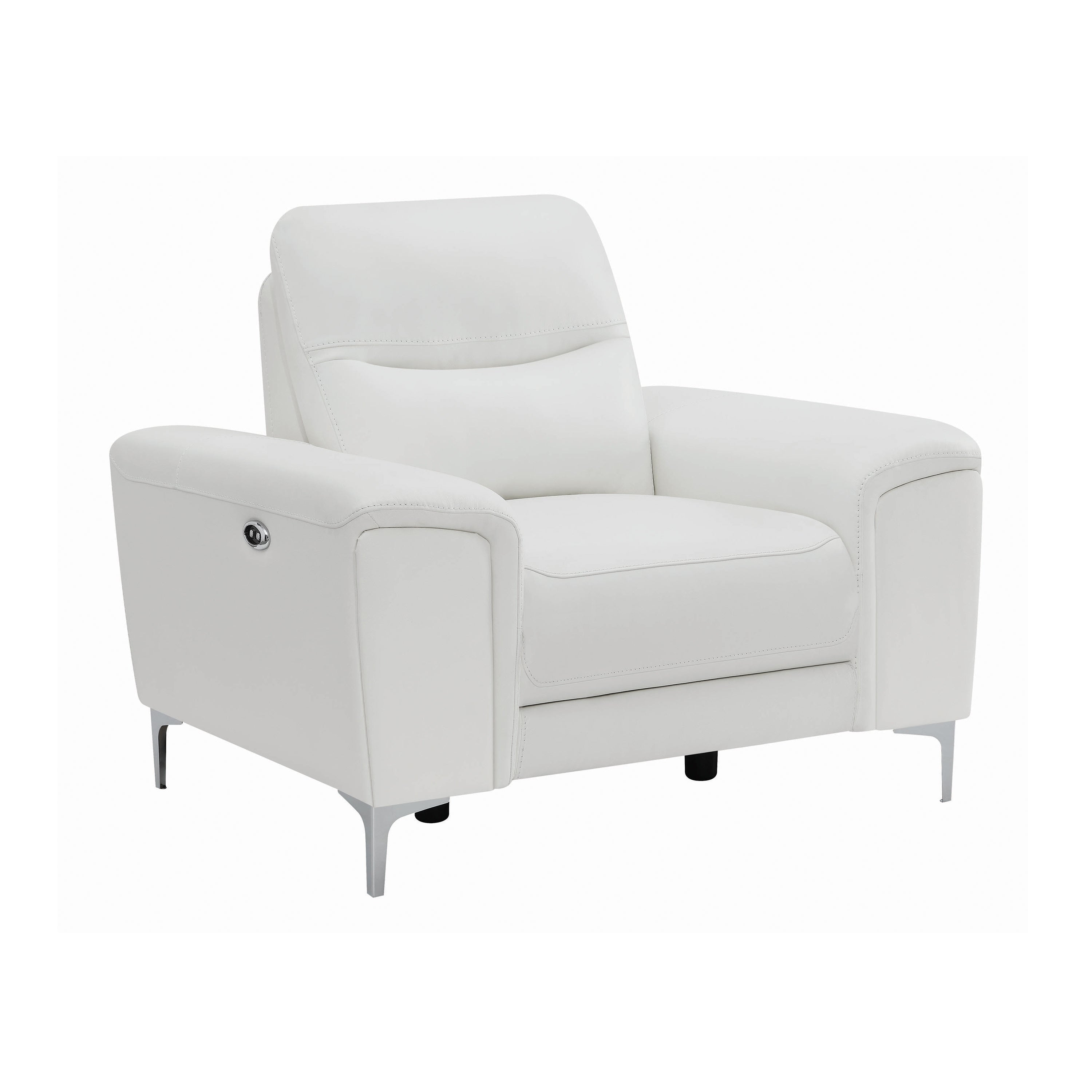 Largo Upholstered Power Recliner White