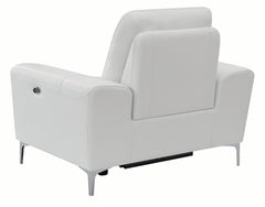 Largo Upholstered Power Recliner White