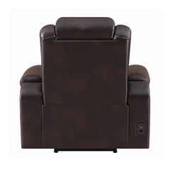 Korbach Upholstered Power^2 Recliner Espresso