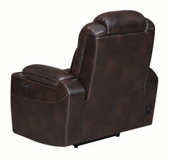 Korbach Upholstered Power^2 Recliner Espresso