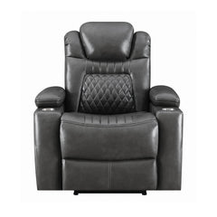 Korbach Upholstered Power^2 Recliner Charcoal