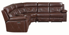 Chester 6-piece Power^2 Sectional Chocolate