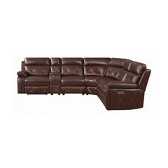 Chester 6-piece Power^2 Sectional Chocolate