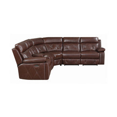 Chester 6-piece Power^2 Sectional Chocolate