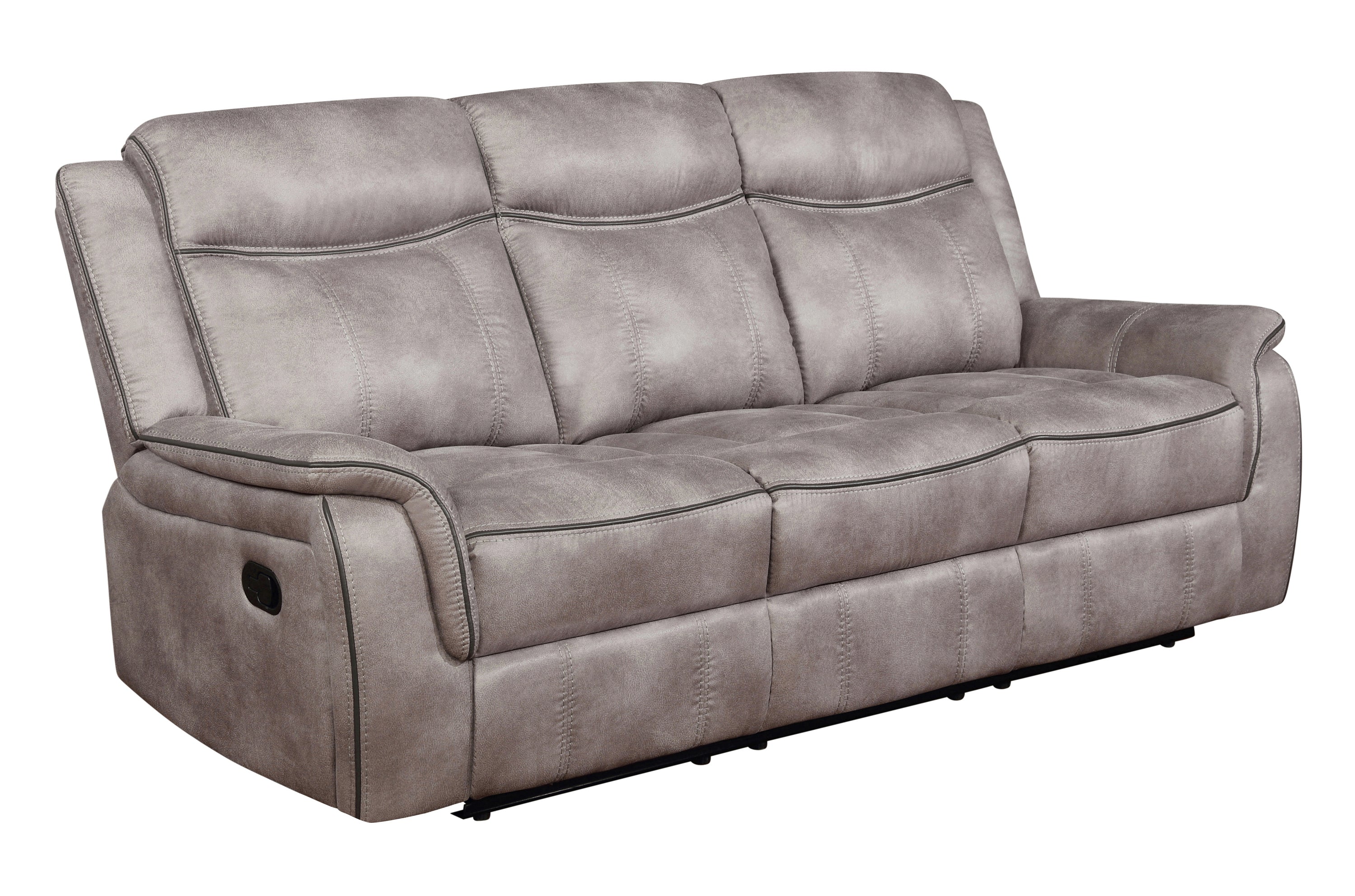 Lawrence Upholstered Tufted Back Motion Sofa