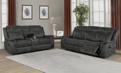 Lawrence Upholstered Tufted Back Motion Sofa