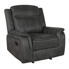 Lawrence Upholstered Tufted Back Glider Recliner