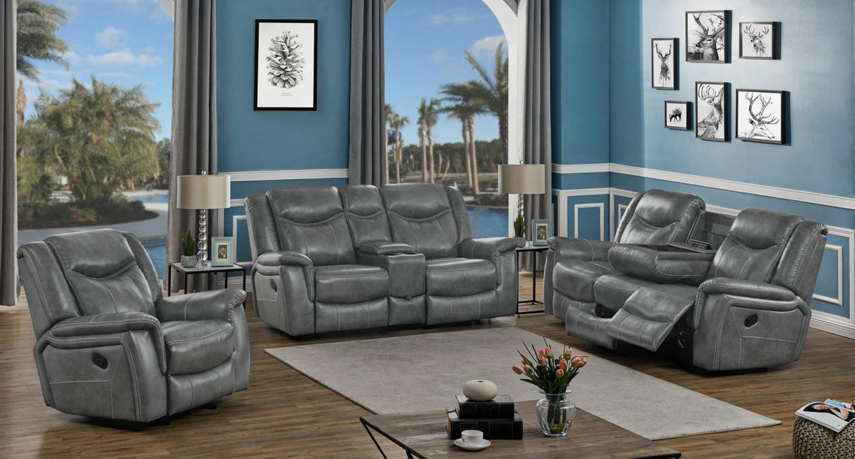 Daianna Conrad 3-Piece Living Room Set Grey