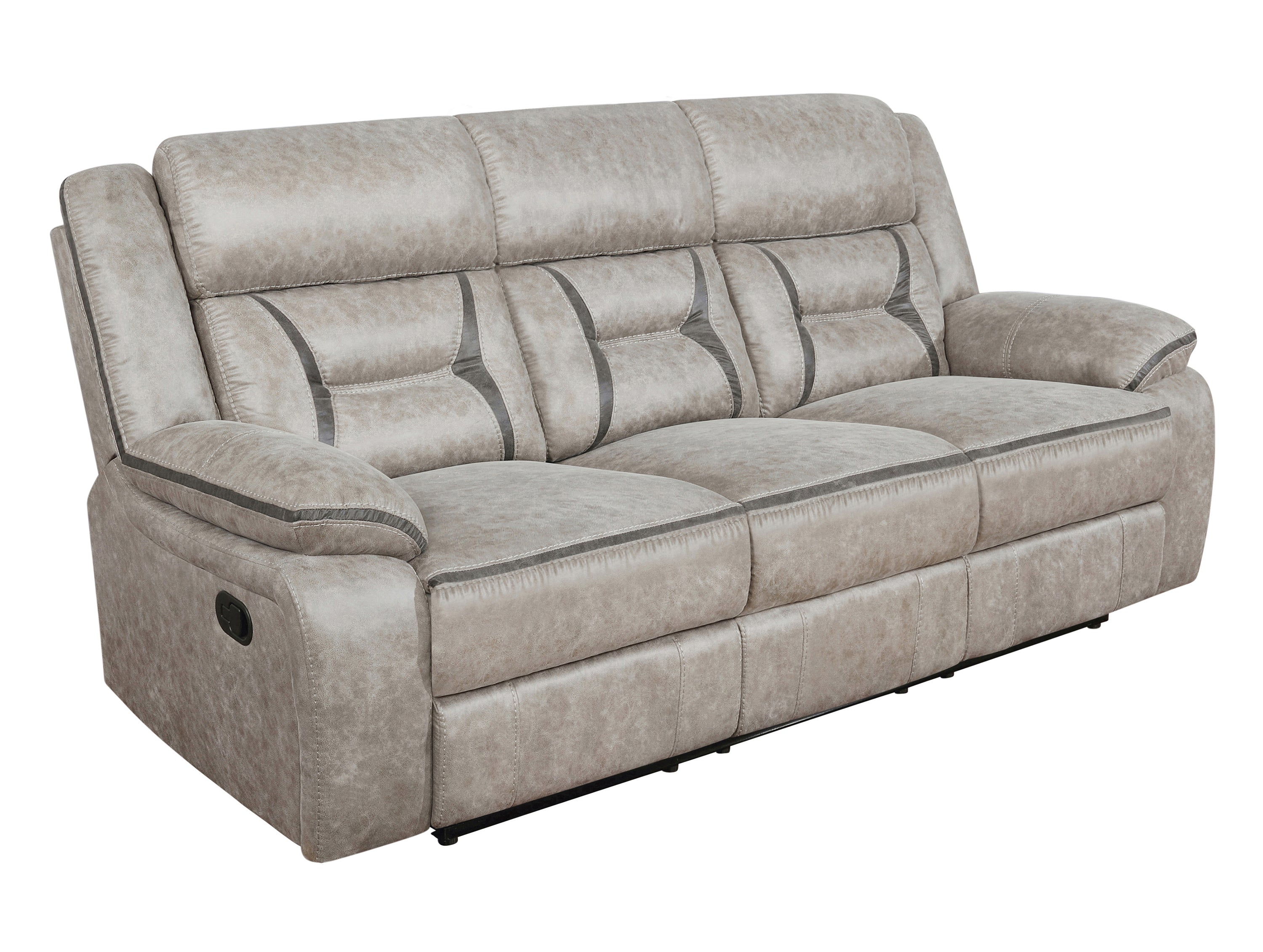 Greer Upholstered Tufted Back Motion Sofa