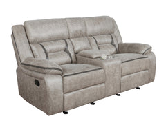 Greer Upholstered Tufted Back Motion Sofa