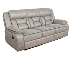 Greer Upholstered Tufted Back Motion Sofa