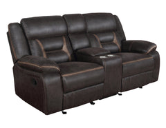 Greer Upholstered Tufted Back Motion Sofa