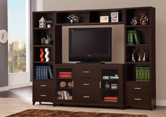 Lewes 4-piece Entertainment Center Cappuccino