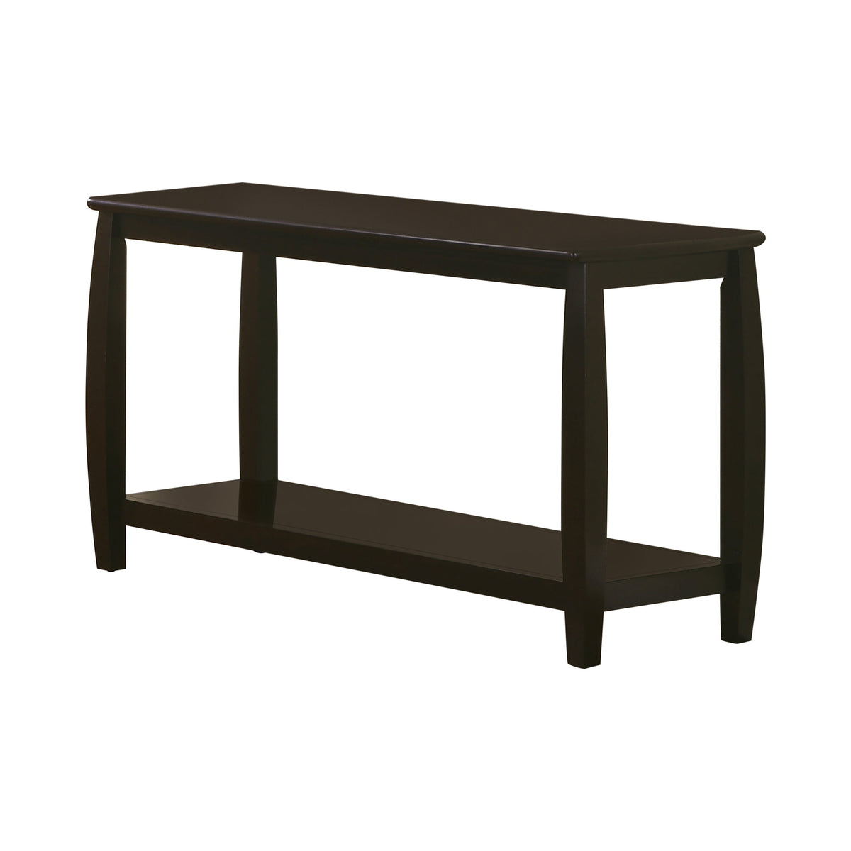 Dixon Rectangular Sofa Table with Lower Shelf Espresso