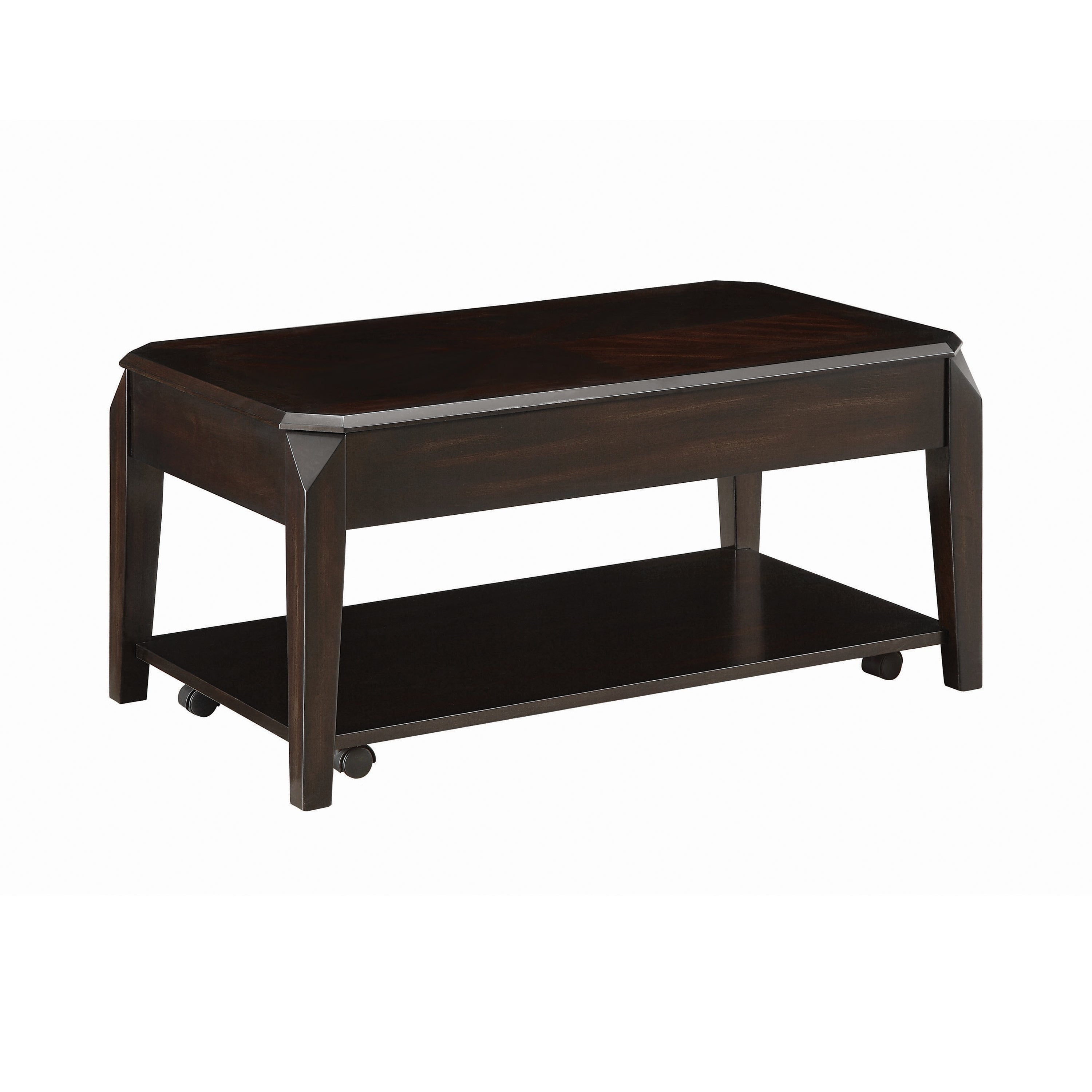 Baylor Lift Top Coffee Table with Hidden Storage Walnut