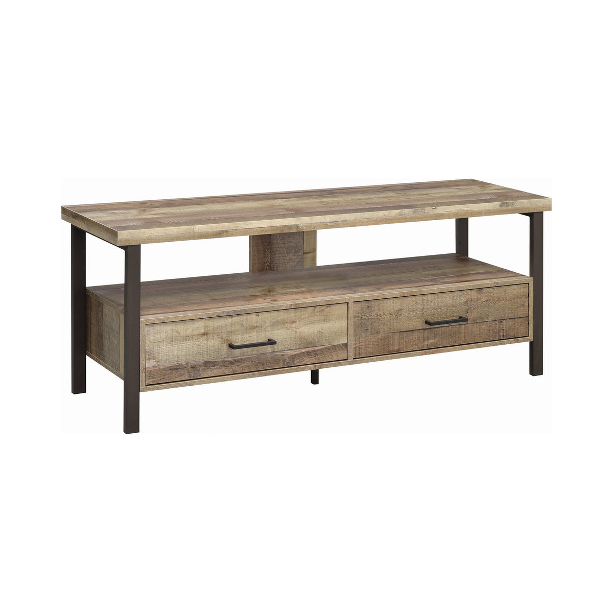 Ruston 59? 2-drawer TV Console Weathered Pine