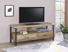 Ruston 59? 2-drawer TV Console Weathered Pine