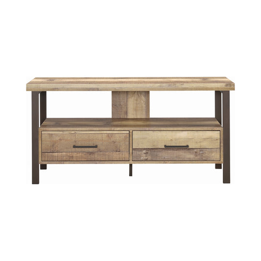 Ruston 48? 2-drawer TV Console Weathered Pine