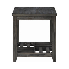 Cliffview 1-shelf Rectangular End Table Grey