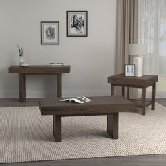 Owen Rectangle Coffee Table with Hidden Storage Wheat Brown