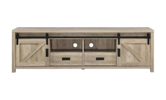 Madra Rectangular TV Console with 2 Sliding Doors