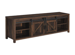 Madra Rectangular TV Console with 2 Sliding Doors