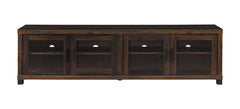 Sachin Rectangular TV Console with Glass Doors