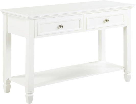 Rectangular 2-drawer Sofa Table Buttermilk