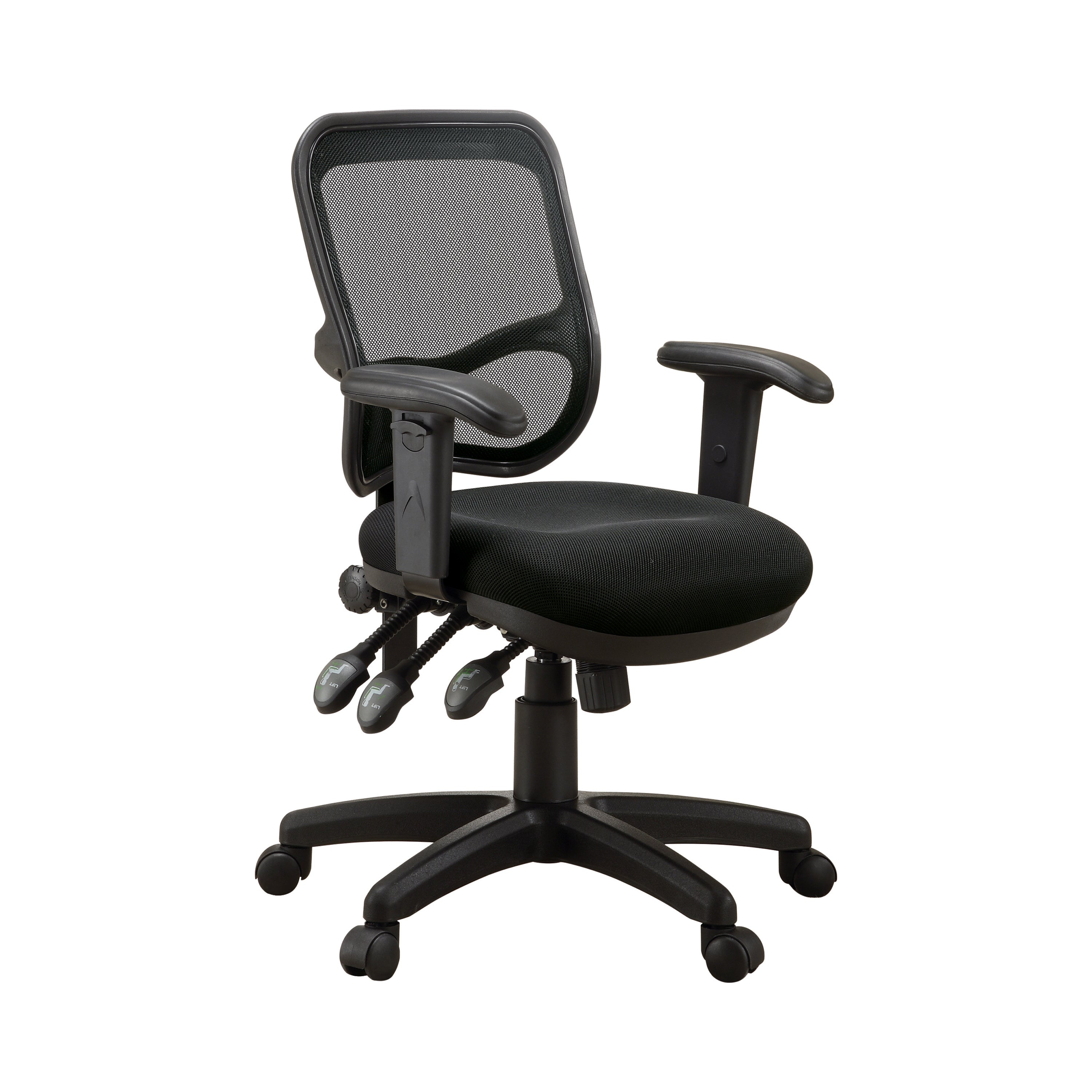 Rollo Adjustable Height Office Chair Black