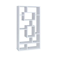 Howie 10-shelf Bookcase White