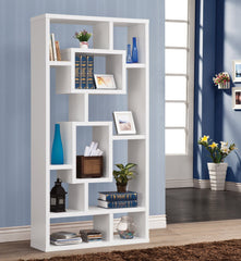 Howie 10-shelf Bookcase White