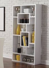 Howie 10-shelf Bookcase White