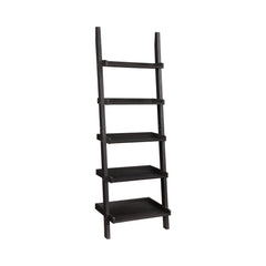 Colella 5-shelf Ladder Bookcase Cappuccino