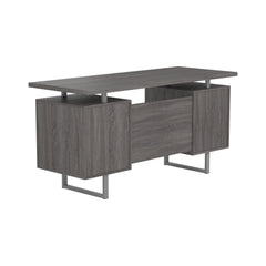 Lawtey Floating Top Office Desk Weathered Grey