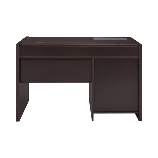 Halston Rectangular Connect-it Office Desk Cappuccino