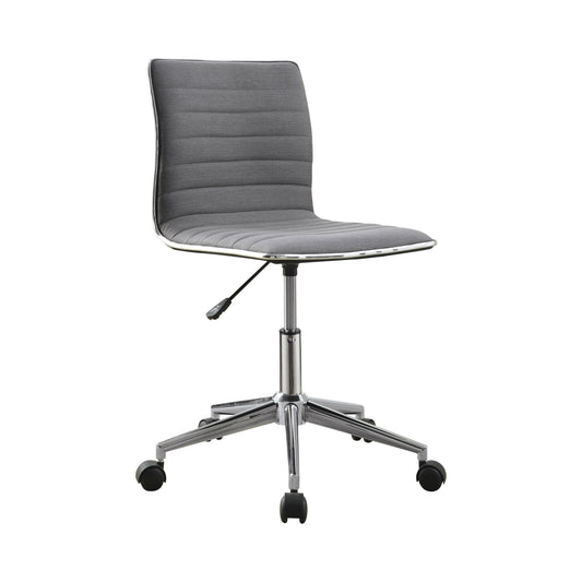 Chryses Adjustable Height Office Chair Grey and Chrome