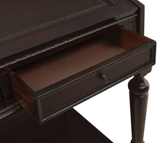 Milo 10-drawer Secretary Desk Warm Brown