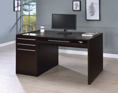 Halston 3-drawer Connect-it Office Desk Cappuccino