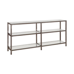 Kate 2-tier Bookcase Black Nickel