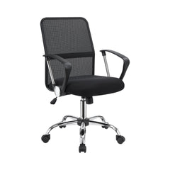 Gerta Office Chair with Mesh Backrest Black and Chrome