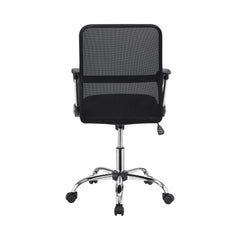 Gerta Office Chair with Mesh Backrest Black and Chrome