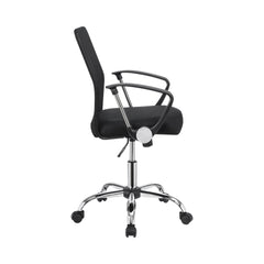 Gerta Office Chair with Mesh Backrest Black and Chrome