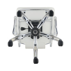 Himari Adjustable Height Office Chair White and Chrome