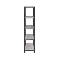 Analiese 4-shelf Bookcase Grey Driftwood