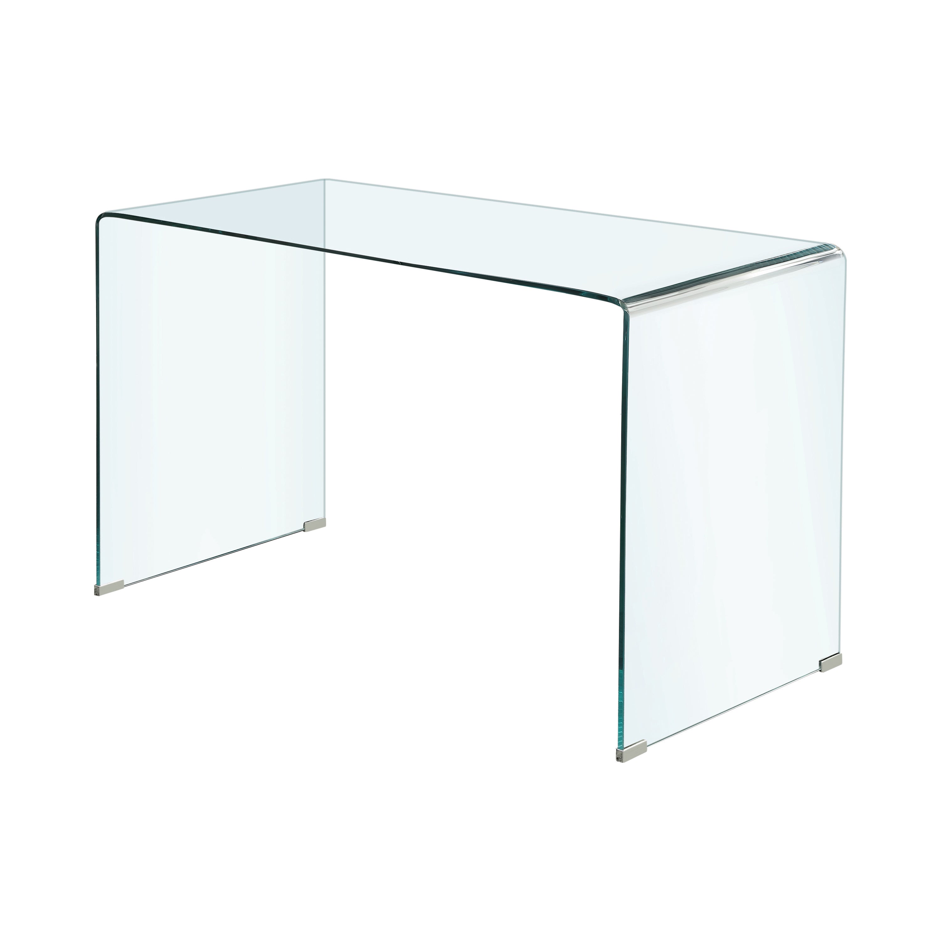 Highsmith Glass Writing Desk Clear